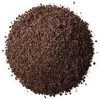 резиновая крошка, фракция 1 мм., коричневая